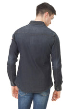 Men's denim shirt - Image n°2