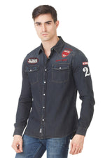 Men's denim shirt - Image n°1