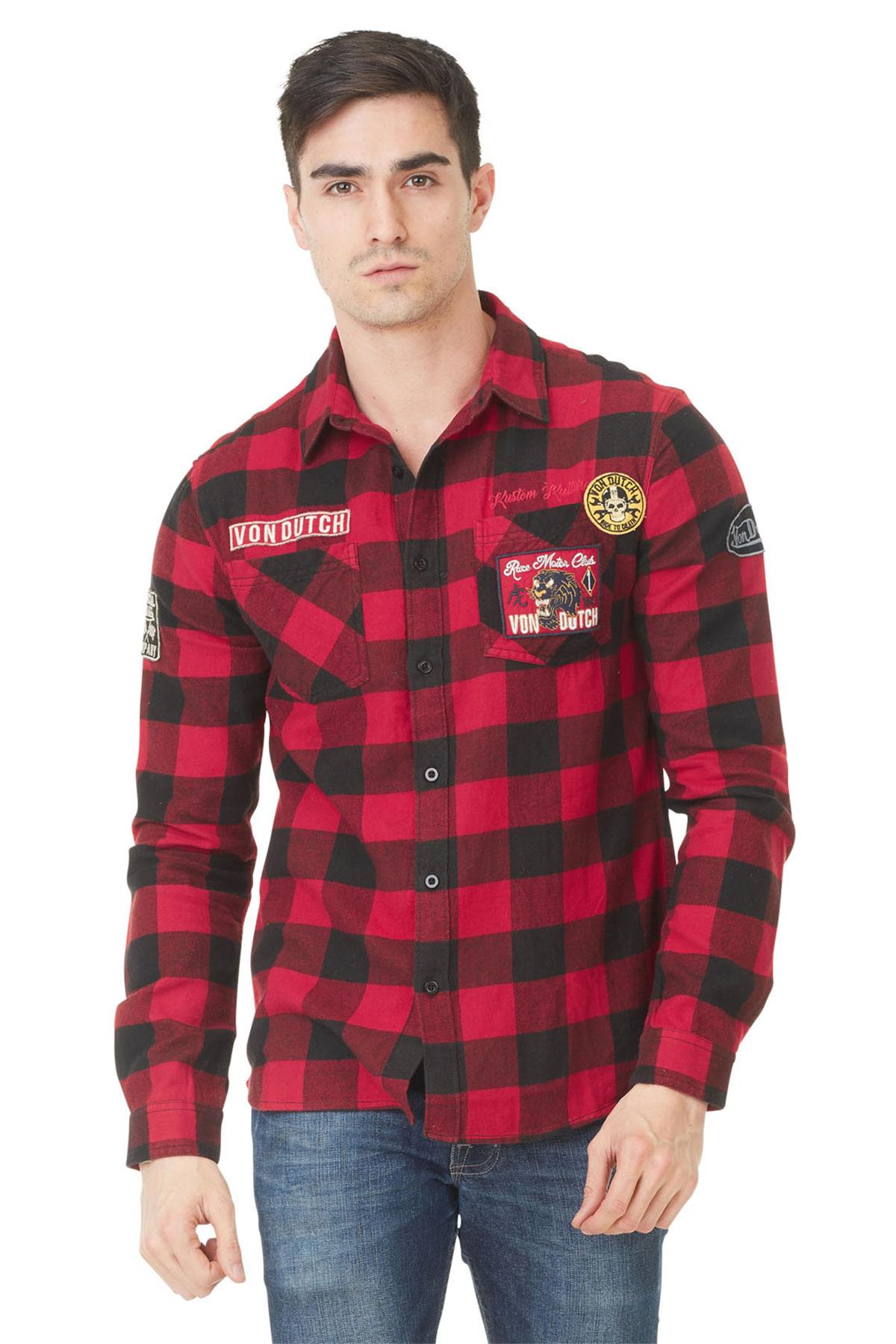 Red checked shirt - Image n°1