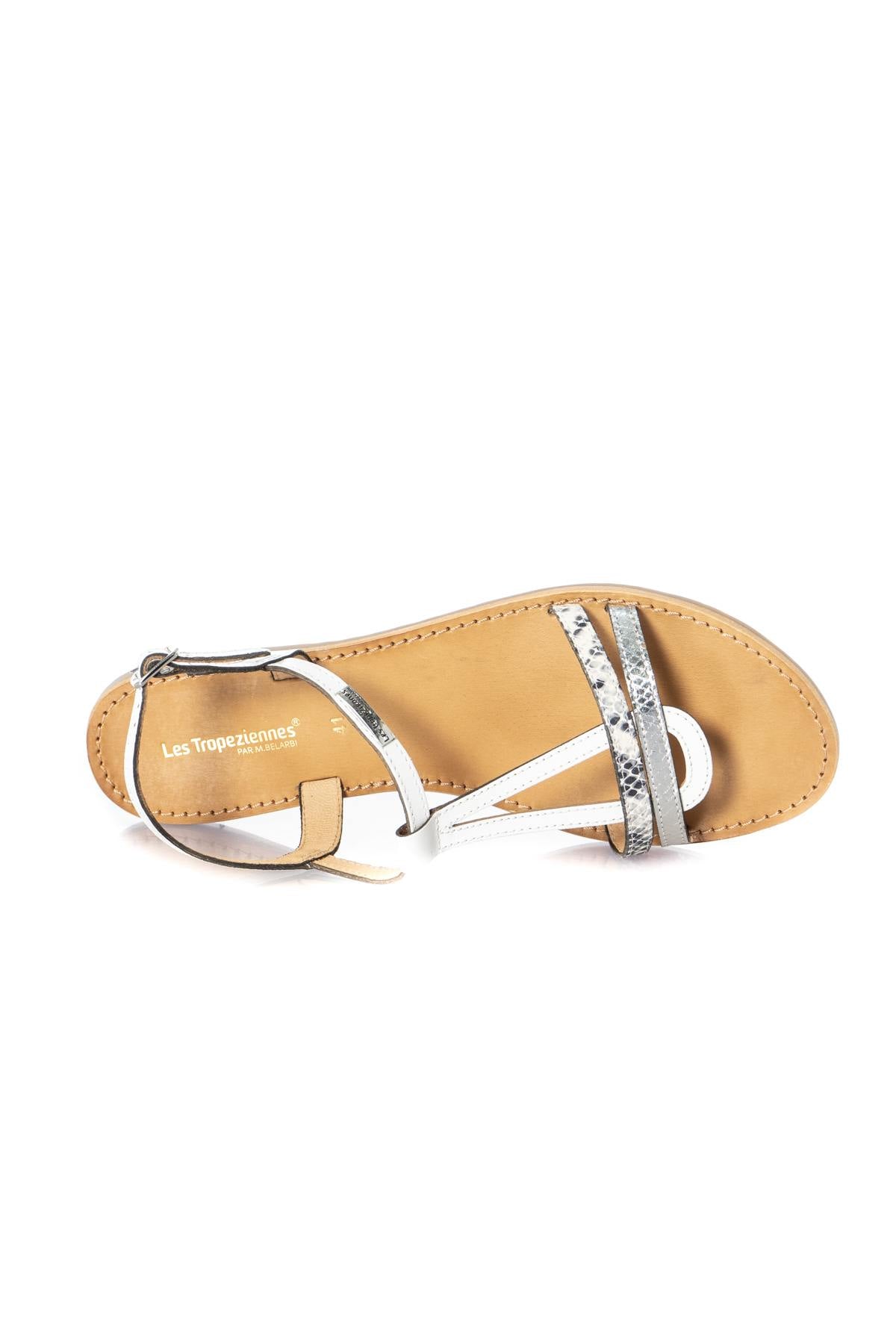 Multicolored women's flip flops - Image n°3