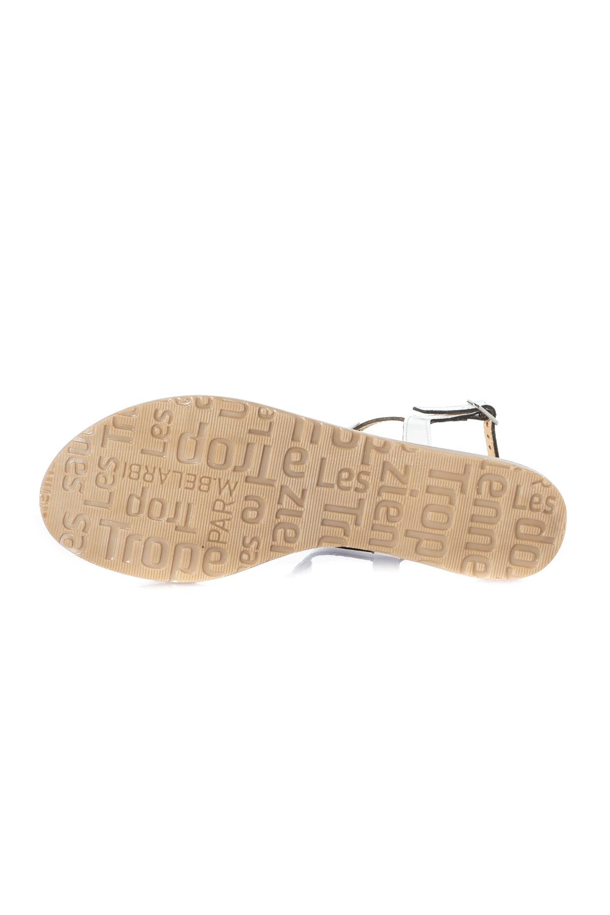 Multicolored women's flip flops - Image n°4