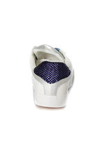 Women's white and navy sneakers - Image n°6