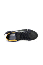 Men's navy and white sneakers - Image n°3