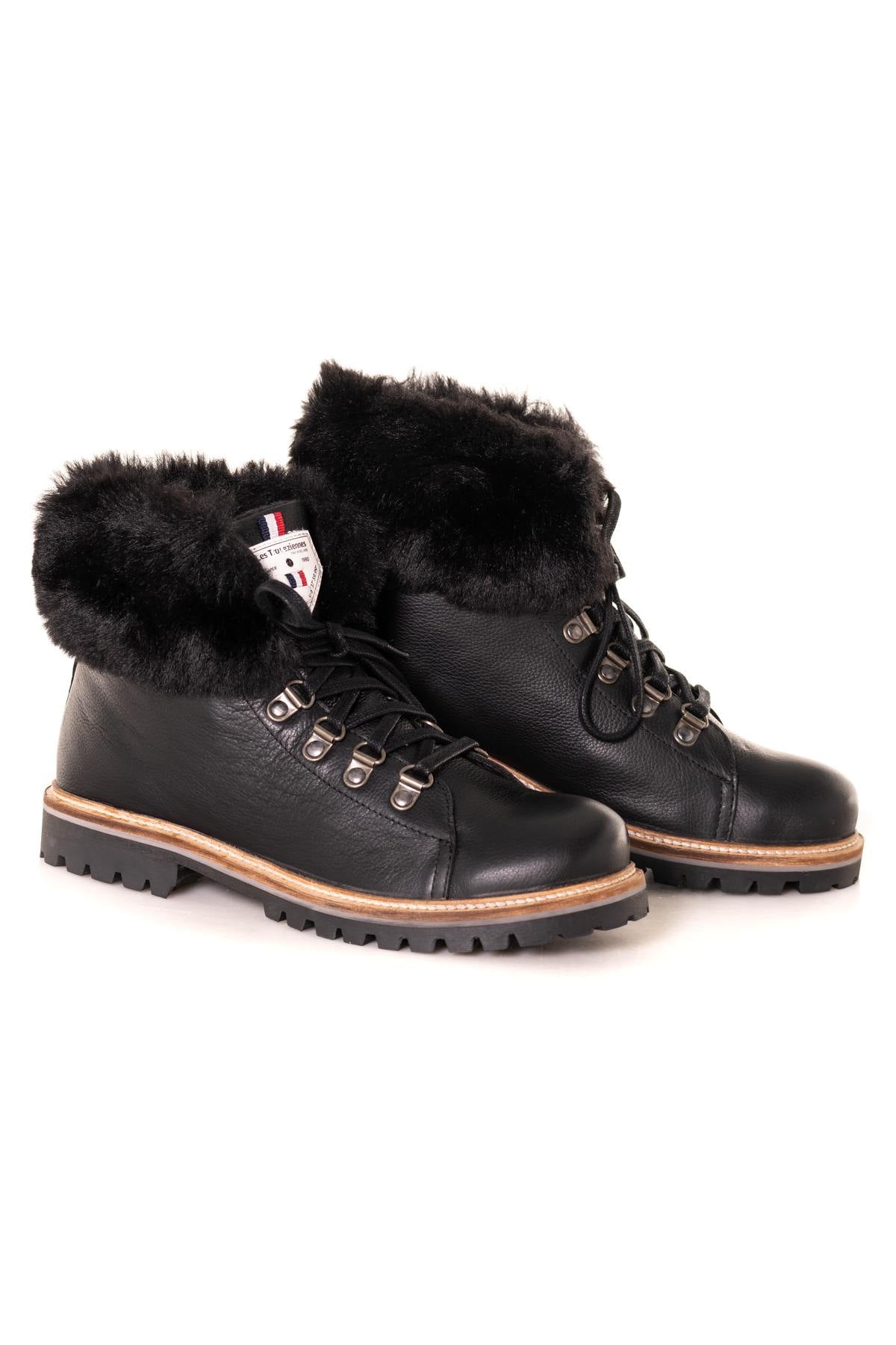 Women's leather shoes - Image n°1