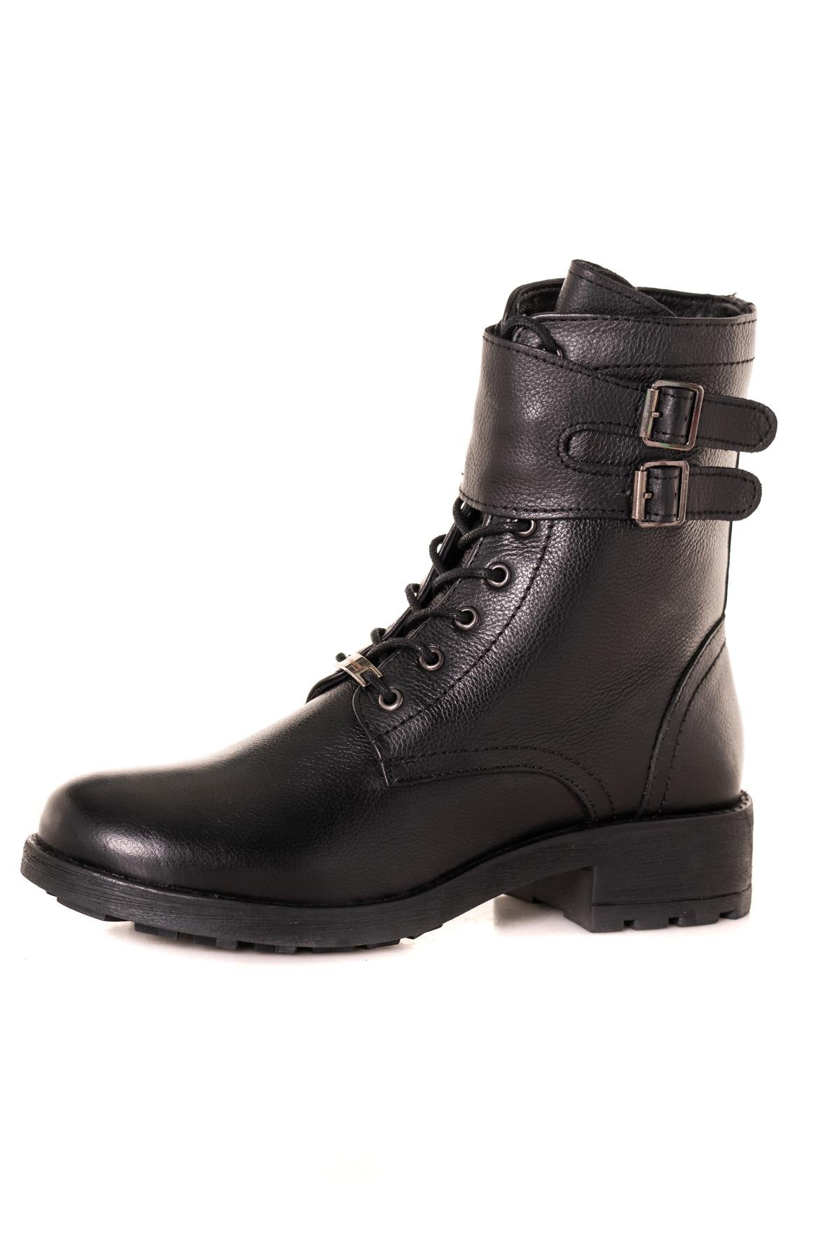 Black women's boots - Image n°7