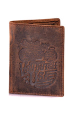 Men's vintage leather wallet - Image n°1