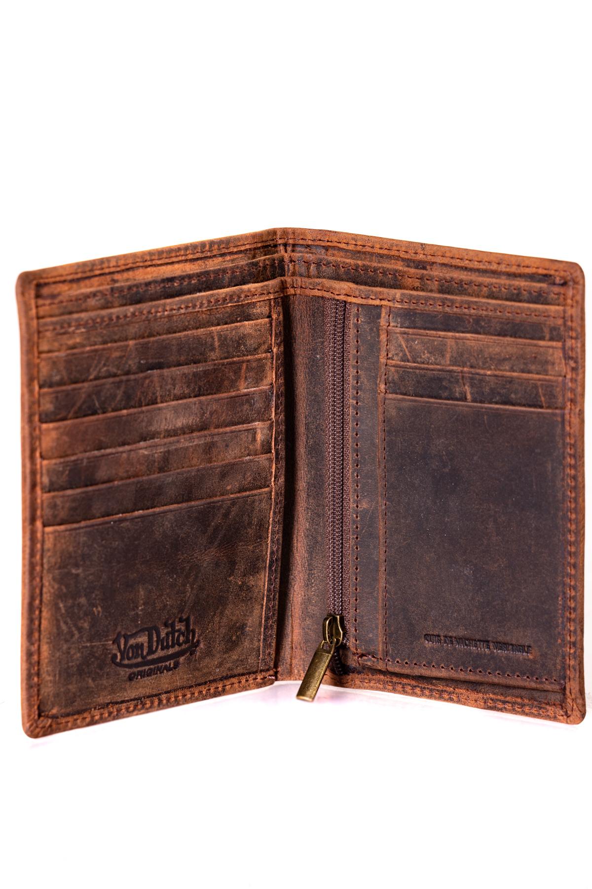 Men's vintage leather wallet - Image n°2