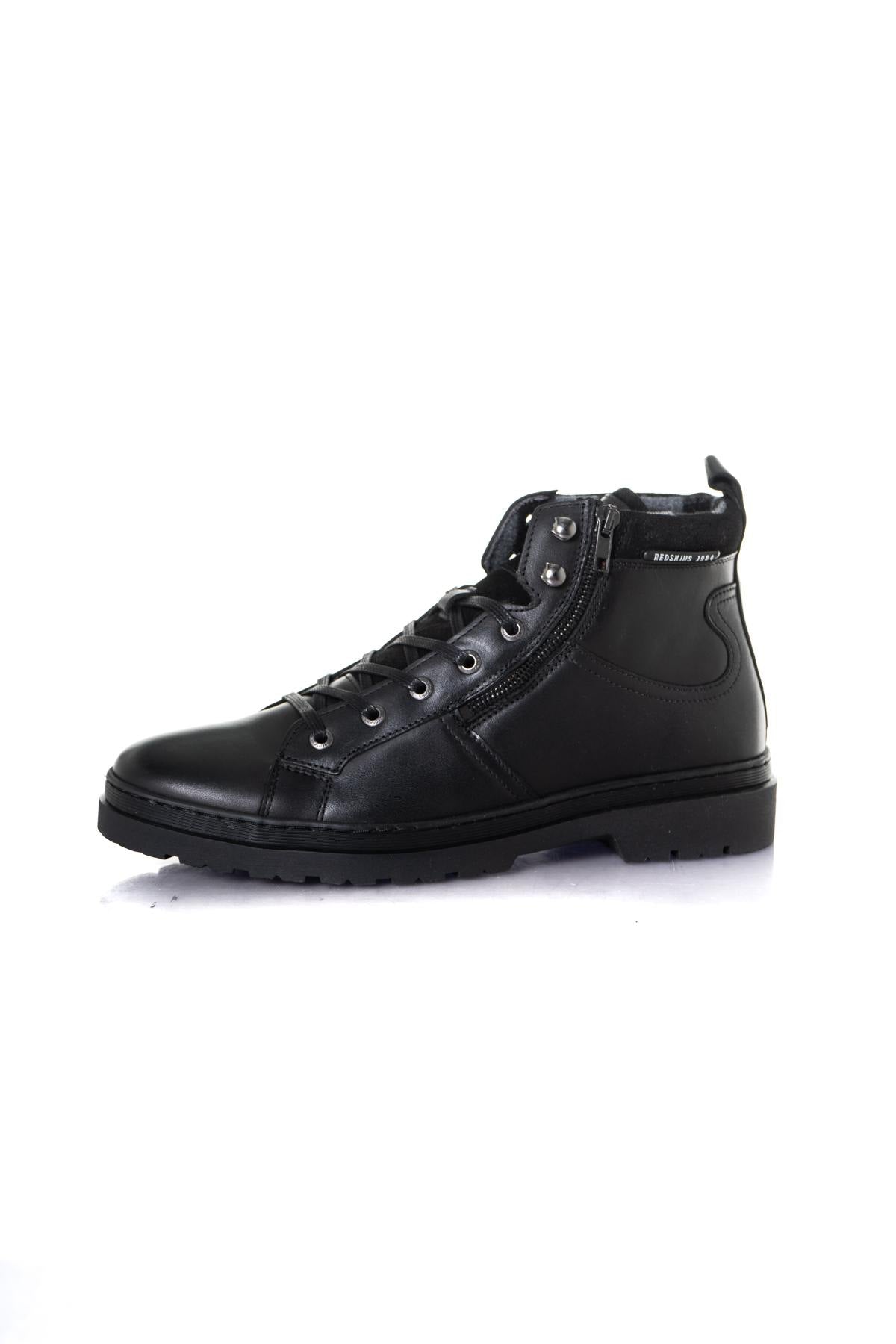 Black leather ankle boots - Image n°7