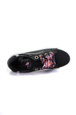 Low-top sneakers with ribbon laces - Image n°3