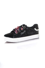 Low-top sneakers with ribbon laces - Image n°7