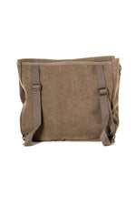 Vintage khaki satchel bag - Image n°2
