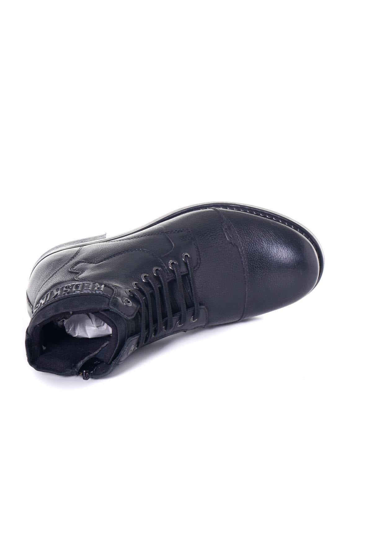 Black leather boots - Image n°3