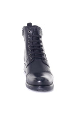 Black leather boots - Image n°5