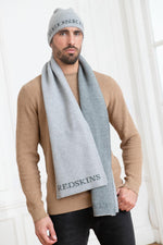 Gray scarf for men - Image n°1