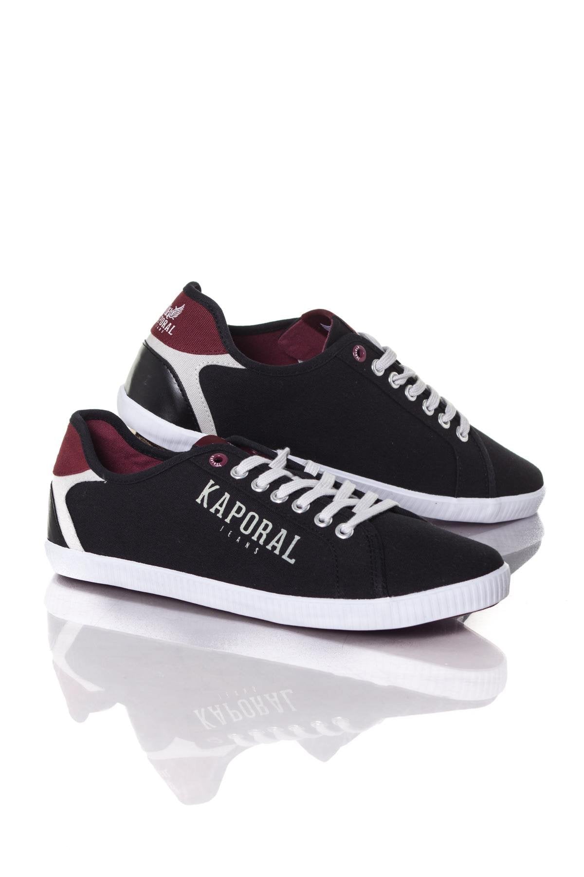 Kaporal black canvas sneakers - Image n°1