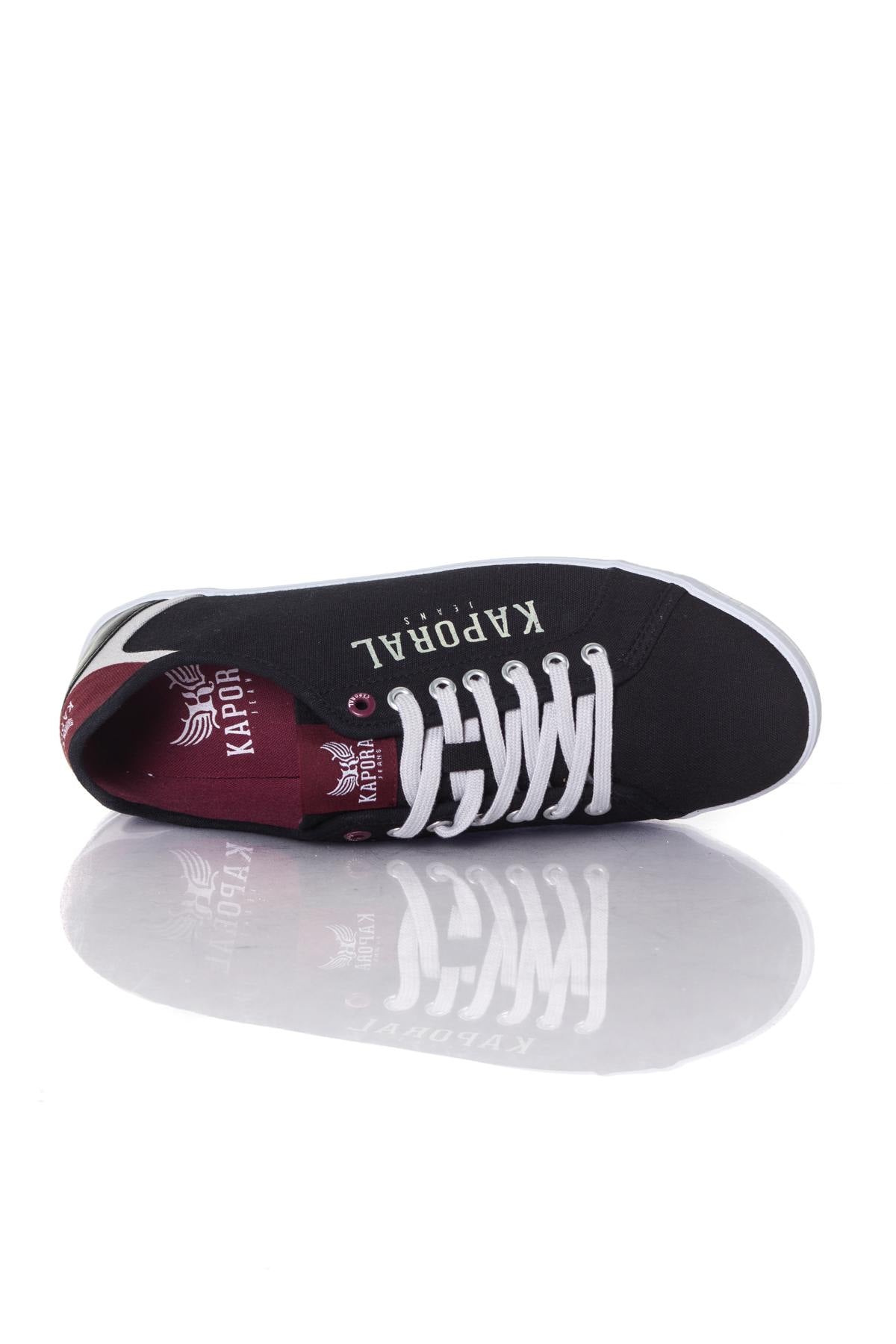 Kaporal black canvas sneakers - Image n°3