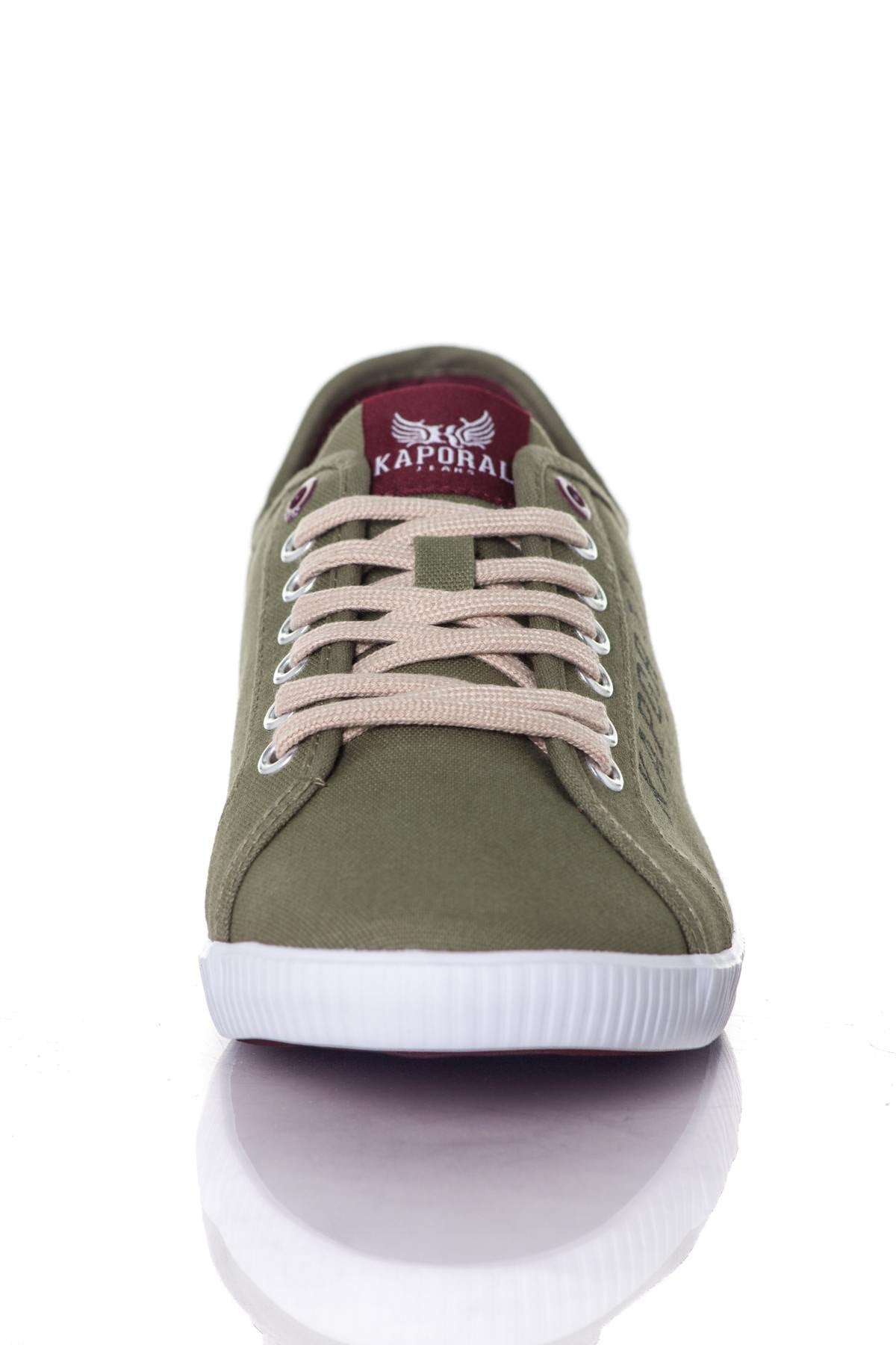 Kaporal men's khaki canvas sneakers - Image n°5