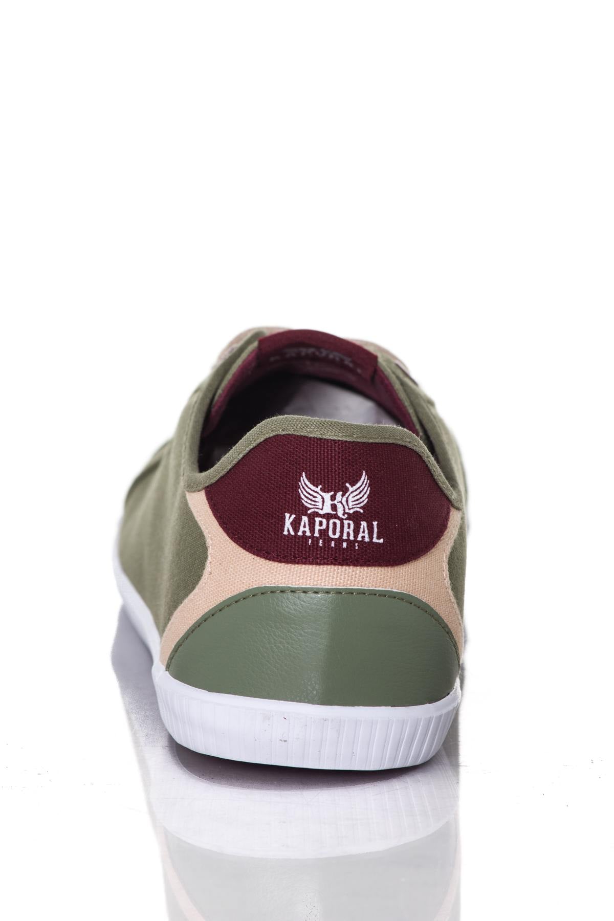 Kaporal men's khaki canvas sneakers - Image n°6