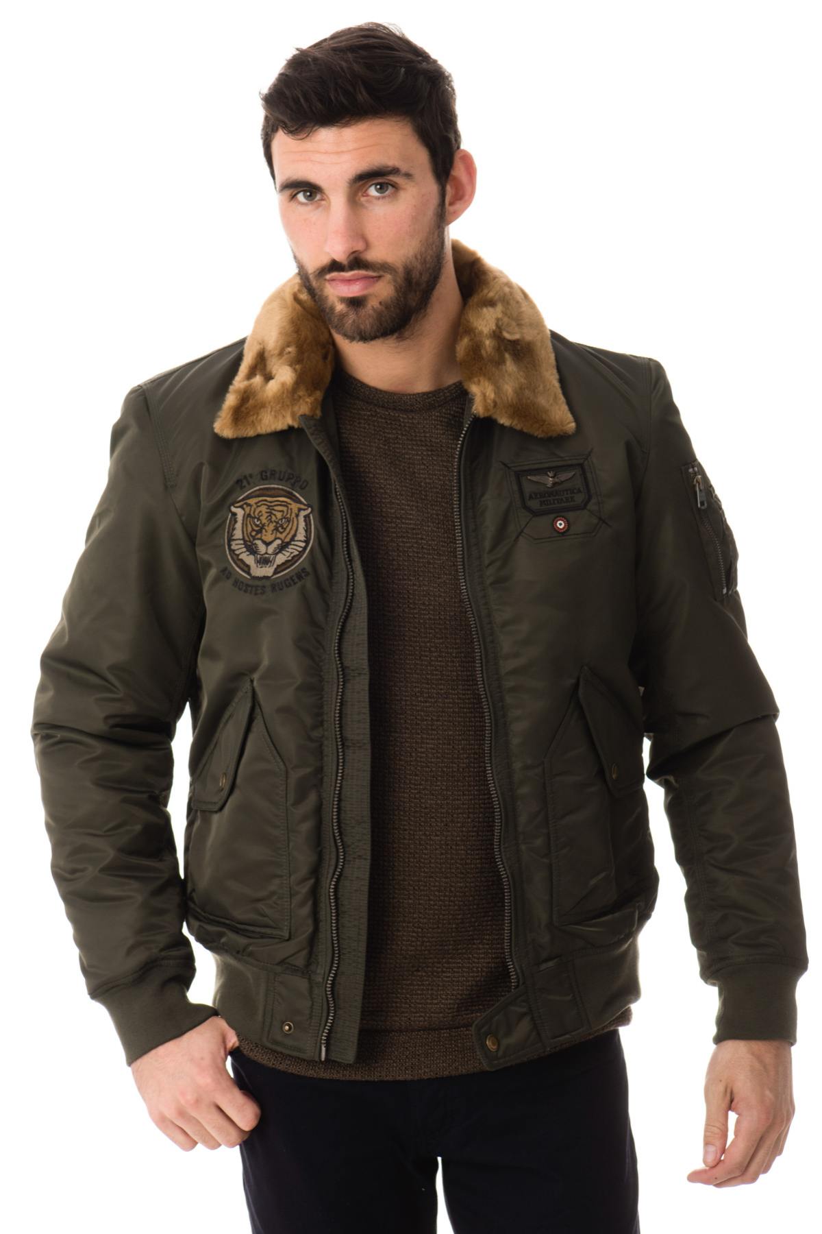 Men's polyamide bomber jacket - Image n°3