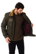 Men's polyamide bomber jacket - Image n°4