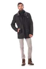 Chic coat for men in aviator style - Image n°2
