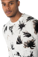 Men's leaf print sweater - Image n°4