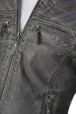 Gray vintage slim fit jacket - Image n°14