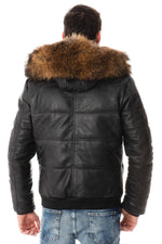 Men's leather jacket Cityzen Black - Image n°5