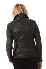 Rose Garden perfecto in black sheepskin - Image n°12