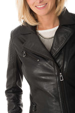 Rose Garden perfecto in black sheepskin - Image n°13