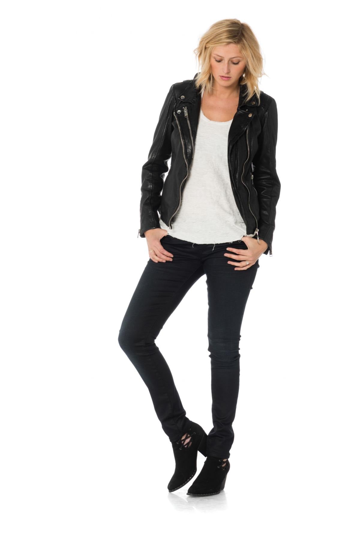 Perfecto in vegetable lambskin - Image n°3