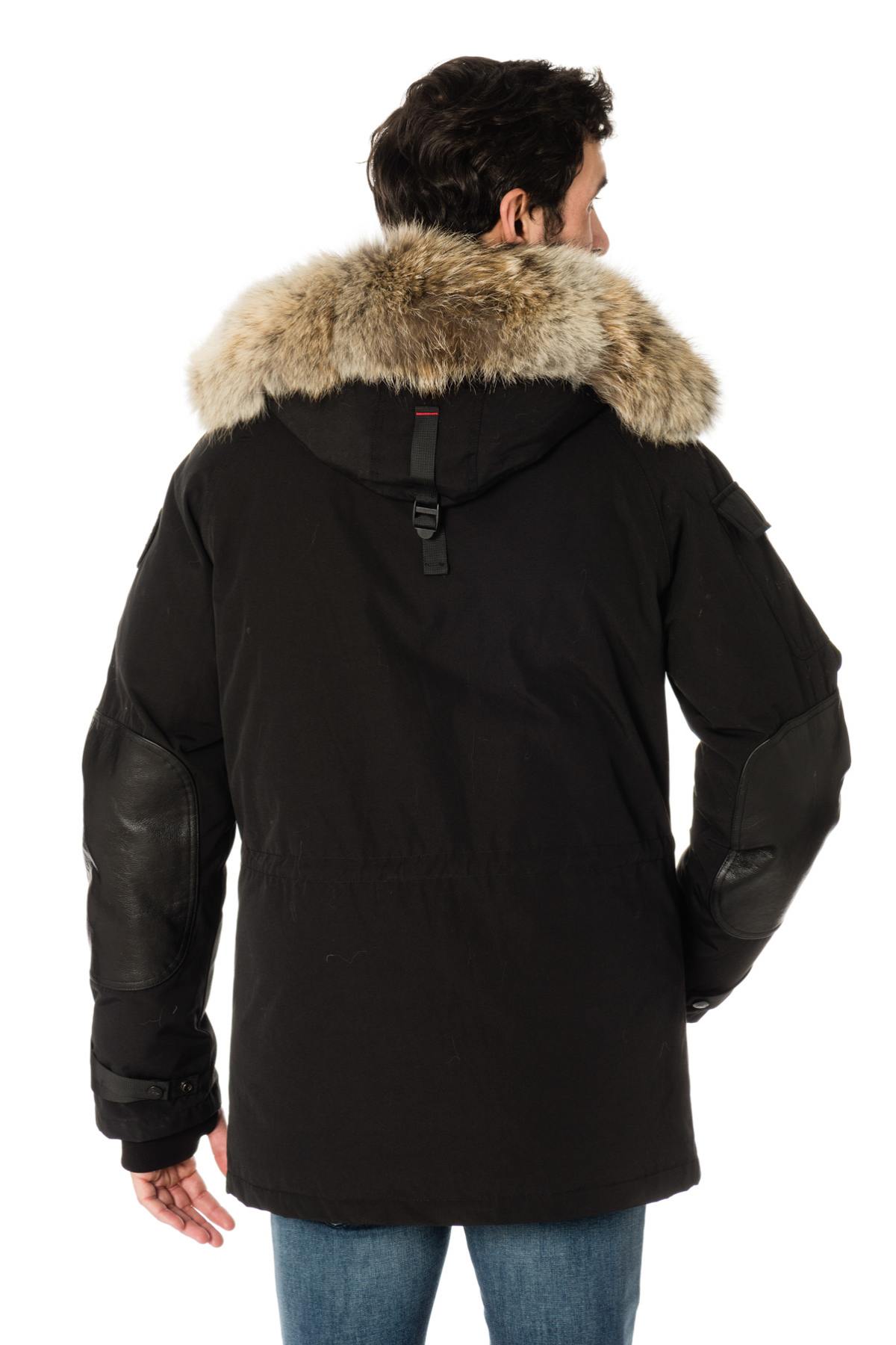 Helvetica men's black parka - Image n°6