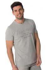 T-shirt with embossed lettering Kaporal gray - Image n°1