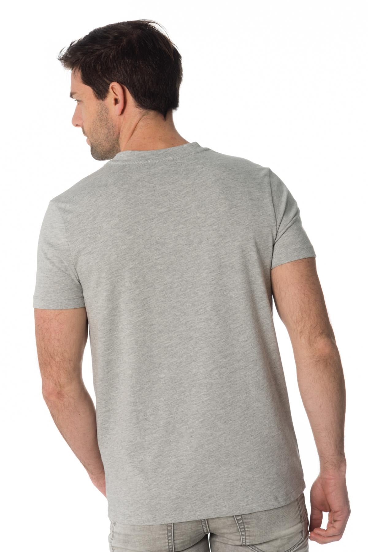 T-shirt with embossed lettering Kaporal gray - Image n°3