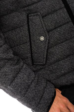 Gray quilted Kaporal winter jacket - Image n°6