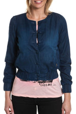 Kaporal denim jacket for Women Dark denim - Image n°2