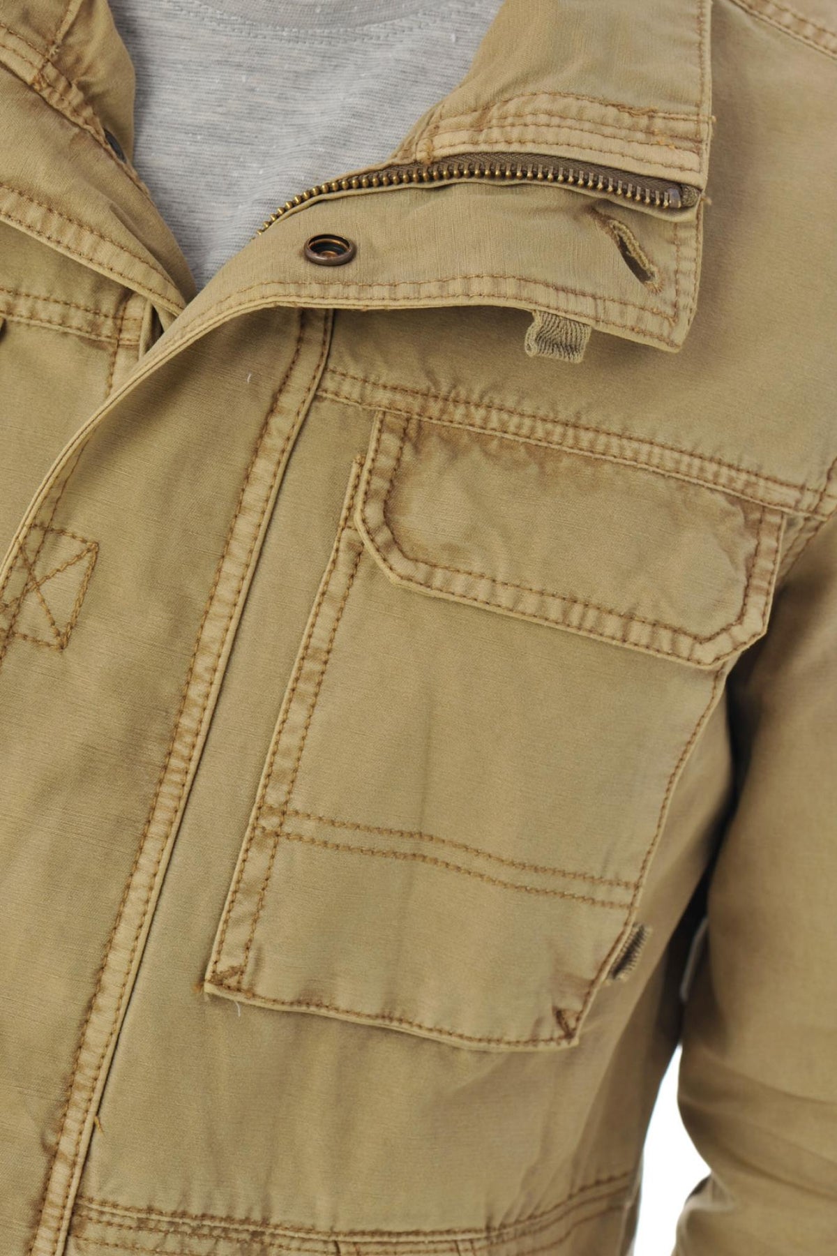 Kaporal cotton military style jacket - Image n°6