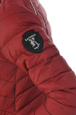 Kaporal women's short burgundy down jacket - Image n°6
