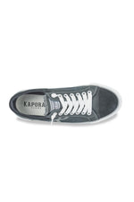 Kapoal black velvet sneakers - Image n°2