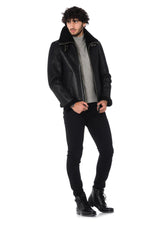 LADC men's black bomber jacket - Image n°2