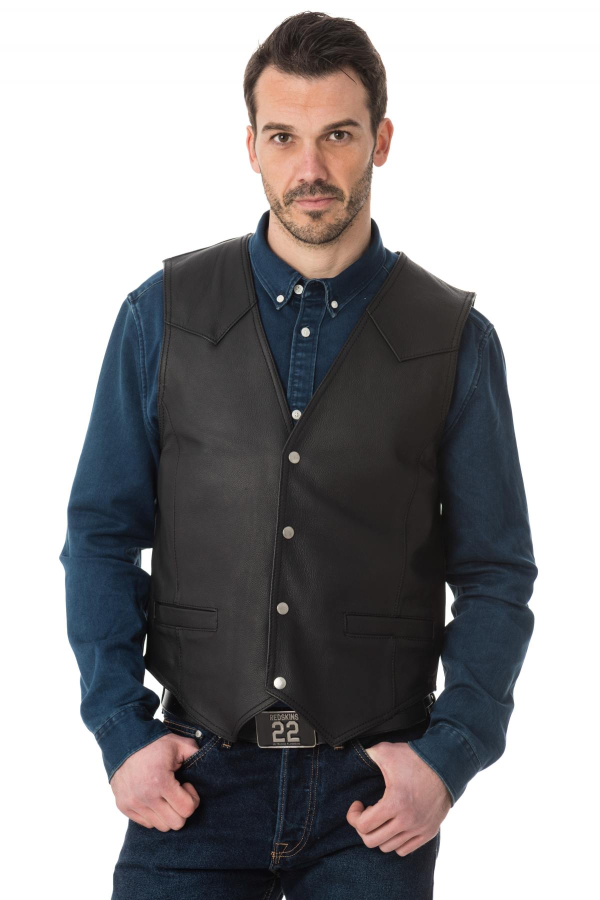 Last Rebels Men's Vest Black - Image n°1