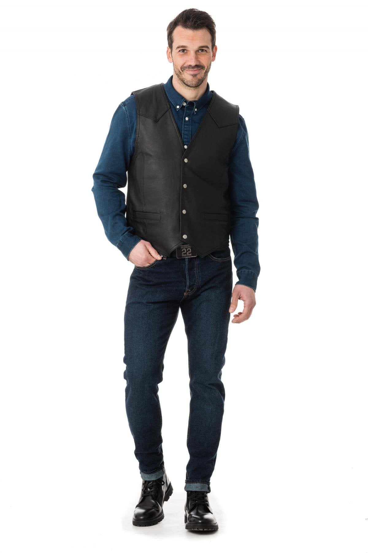 Last Rebels Men's Vest Black - Image n°2