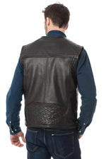 Last Rebels men's cowhide leather vest - Image n°5