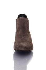 Women's chelsea boots in taupe suede leather - Image n°4
