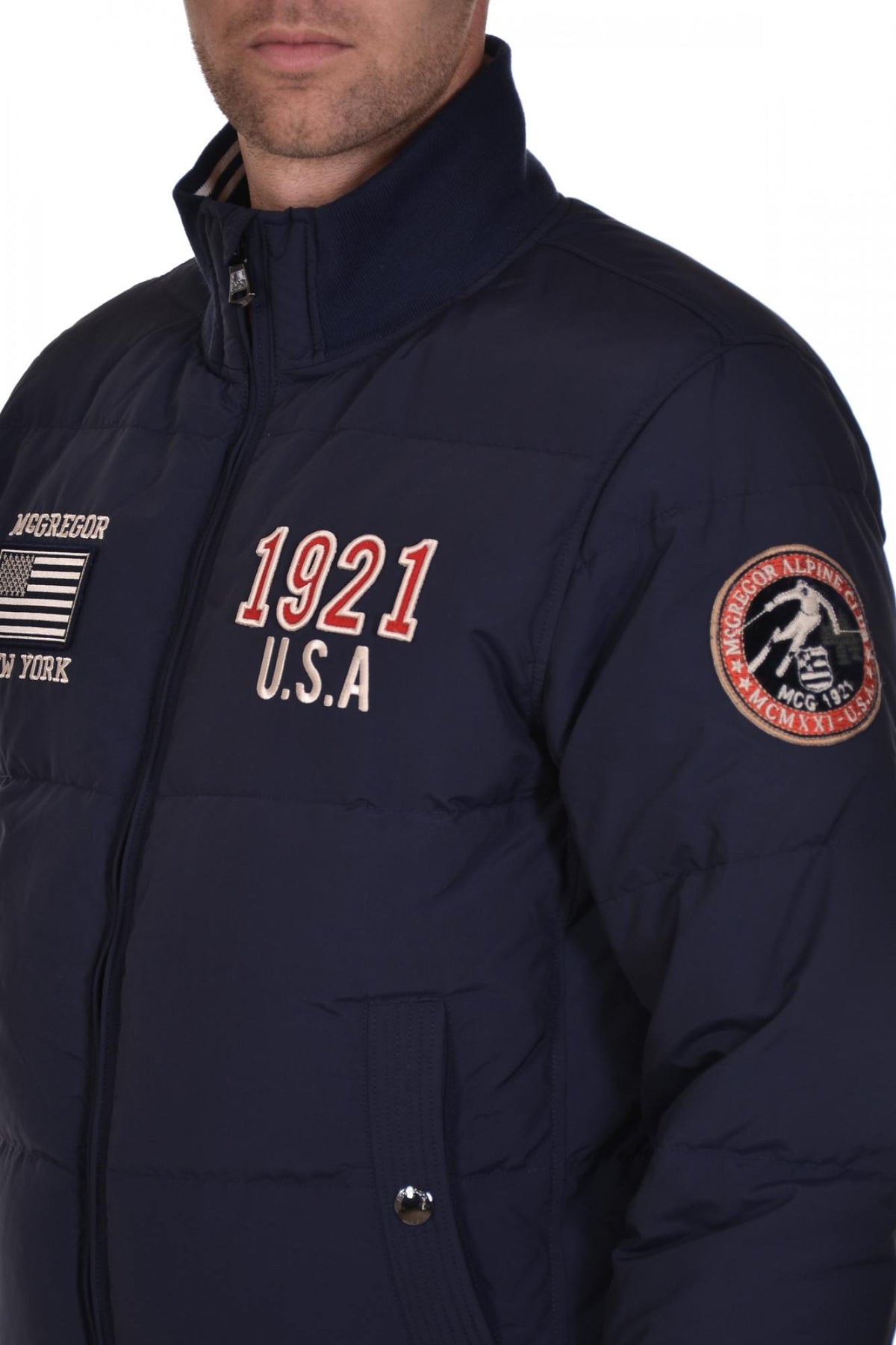 Mc Gregor men's jacket in blue polyester - Image n°3
