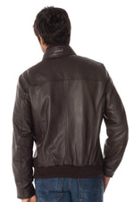 Men's lambskin leather jacket - Image n°5