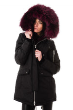 Women's Jacket Melrose Black Magenta - Image n°4