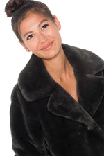 Oakwood Dark Gray Faux Fur Jacket - Image n°5