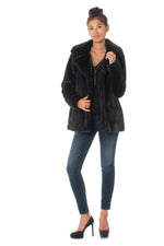 Oakwood Dark Gray Faux Fur Jacket - Image n°2