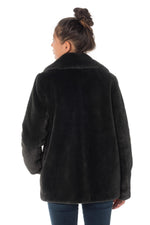 Oakwood Dark Gray Faux Fur Jacket - Image n°7